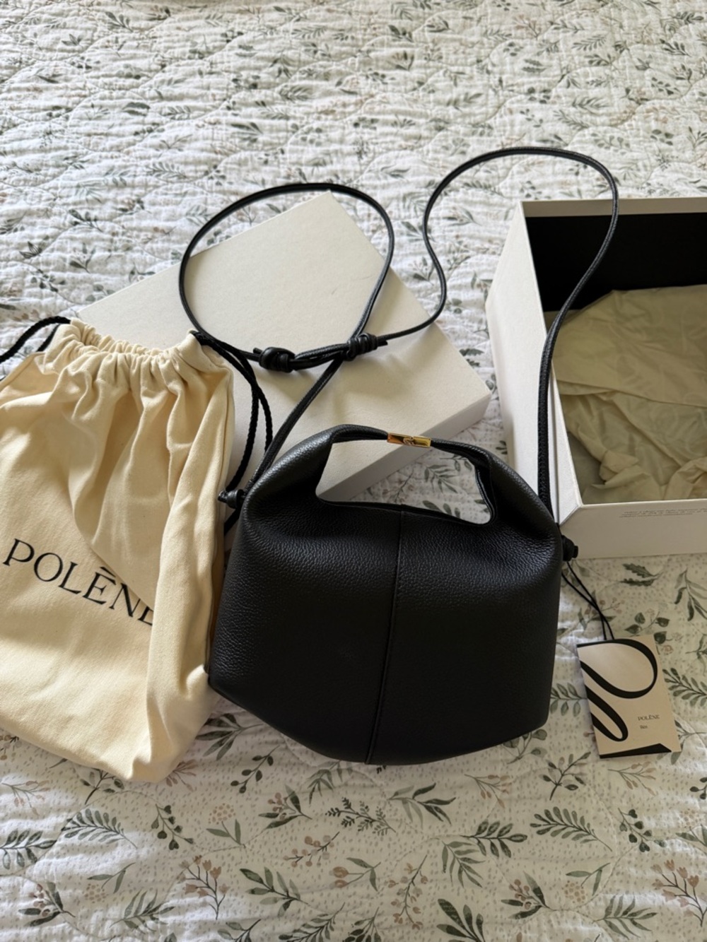 Polene Black Beri Bag Crossbody - Picture 4 of 12